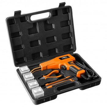 Plastic soldering iron 50W set + 200 pcs of staples