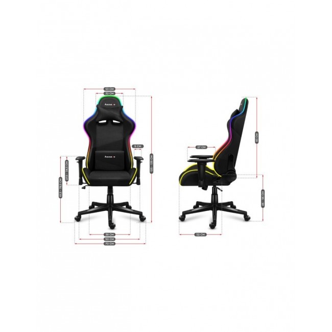 Huzaro Force 6.3 PC gaming chair Bucket (cradle) seat Black, Multicolour Huzaro Force 6.3 PC gaming chair Bucket (cradle) seat Black, Multicolour