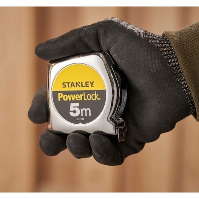 Stanley 1-33-194 tape measure 5 m Acrylonitrile butadiene styrene (ABS) Black, Yellow