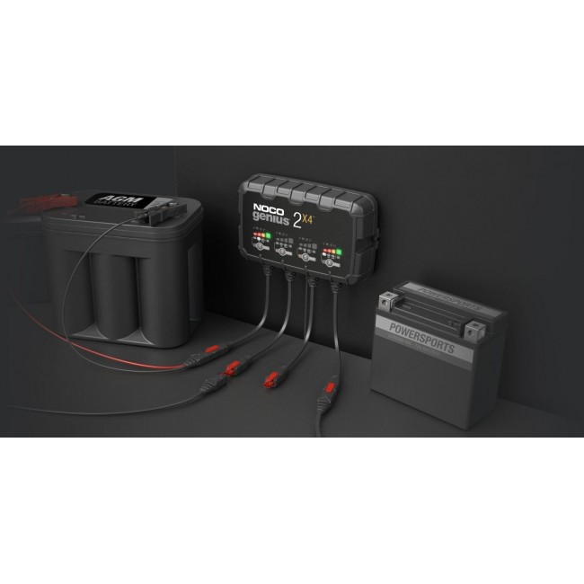 GENIUS2X4 8A 4-Bank Battery Charger GENIUS2X4 8A 4-Bank Battery Charger
