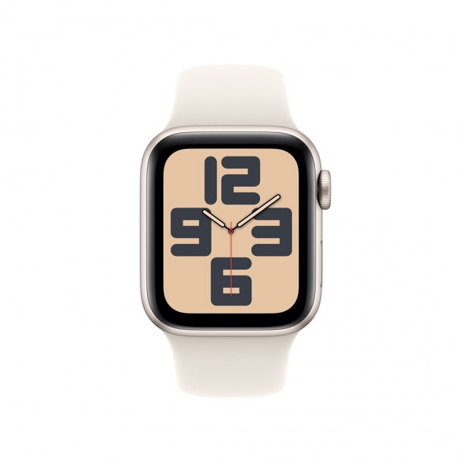 Apple Watch SE GPS 40mm Starlight Aluminium Case with Starlight Sport Band - S/M Apple Watch SE GPS 40mm Starlight Aluminium Case with Starlight Sport Band - S/M