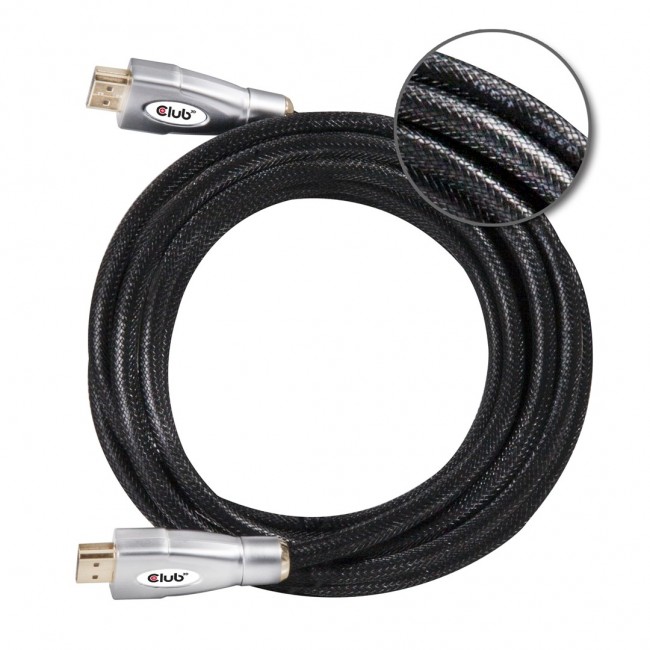 CLUB3D HDMI 2.0 4K60Hz UHD Cable 5m/16.4ft CLUB3D HDMI 2.0 4K60Hz UHD Cable 5m/16.4ft