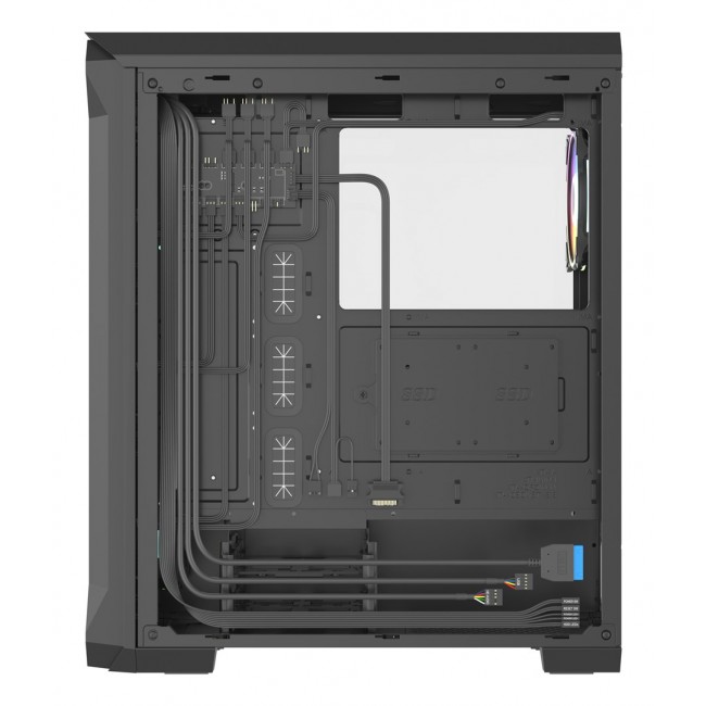 GENESIS Irid 505 ARGB Midi Tower Black, Transparent GENESIS Irid 505 ARGB Midi Tower Black, Transparent