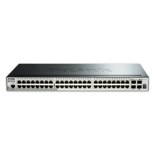 D-Link DGS-1510-52X/E network switch Managed L3 Gigabit Ethernet (10/100/1000) 1U Black D-Link DGS-1510-52X/E network switch Managed L3 Gigabit Ethernet (10/100/1000) 1U Black