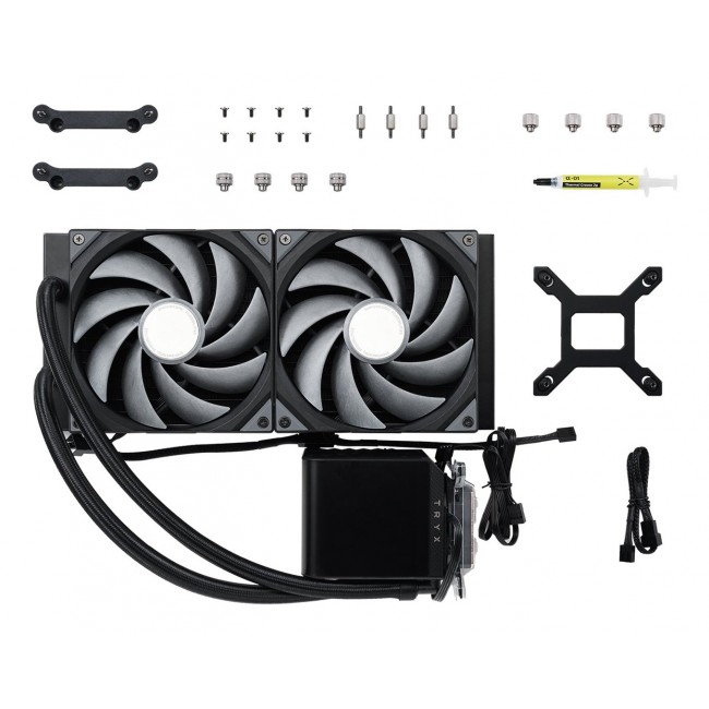TRYX PANORAMA 280 Processor Liquid cooling kit 14 cm Black 1 pc(s)