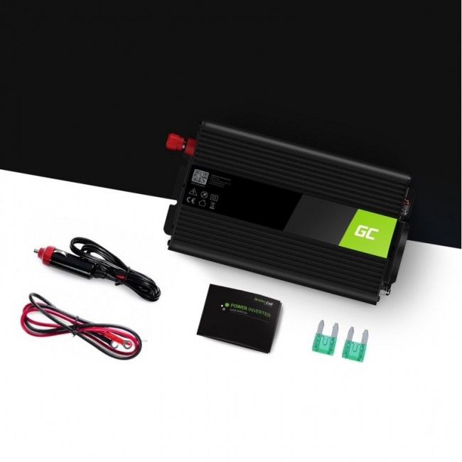 Green Cell INV02DE power adapter/inverter Auto 300 W Black Green Cell INV02DE power adapter/inverter Auto 300 W Black