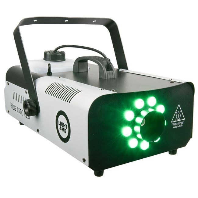 LIGHT4ME FOG 1500 LED Fog Smoke Generator Remote Control