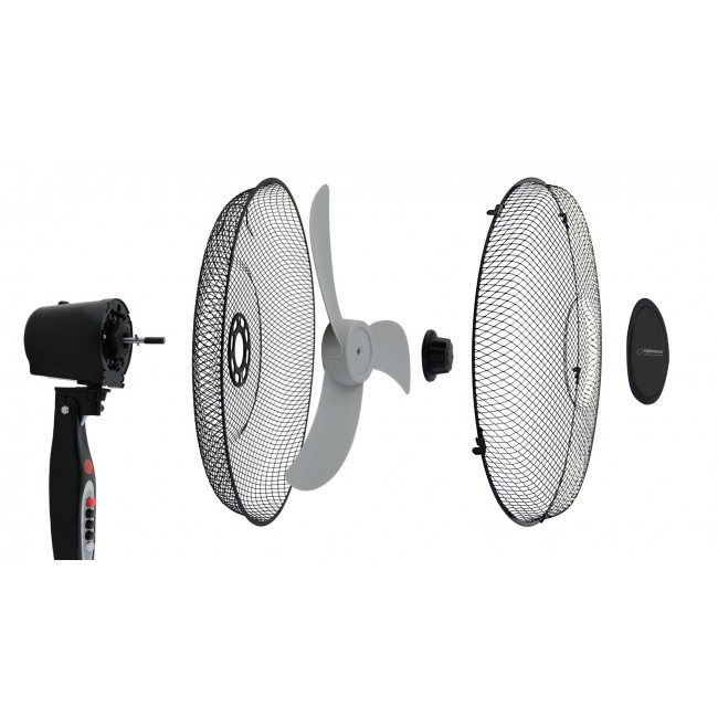 Esperanza EHF002KE, 16 '' standing fan, Black and Gray