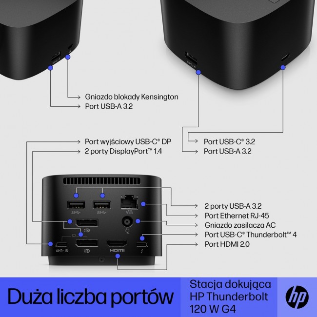 HP Thunderbolt Dock G4 - dockingstatio HP Thunderbolt Dock G4 - dockingstatio