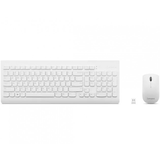Lenovo | Wireless Combo Keyboard & Mouse | 510 | White | Keyboard and Mouse Combo | 2.4 GHz Wireless via Nano USB | Batteries included | English | White Lenovo | Wireless Combo Keyboard & Mouse | 510 | White | Keyboard and Mouse Combo | 2.4 GHz Wireless via Nano USB | Batteries included | English | White