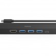 Hama 00200144 interface hub USB 3.2 Gen 1 (3.1 Gen 1) Type-C 5000 Mbit/s Black