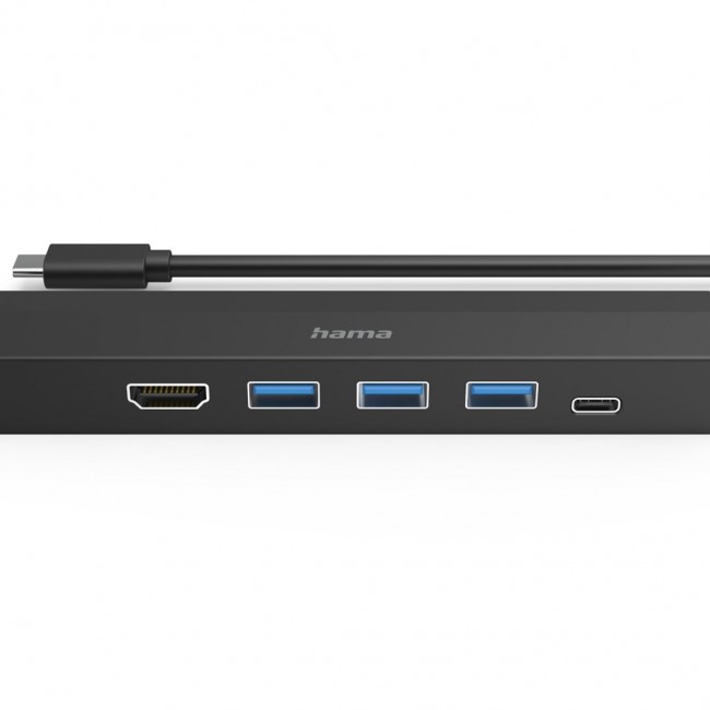 Hama 00200144 interface hub USB 3.2 Gen 1 (3.1 Gen 1) Type-C 5000 Mbit/s Black