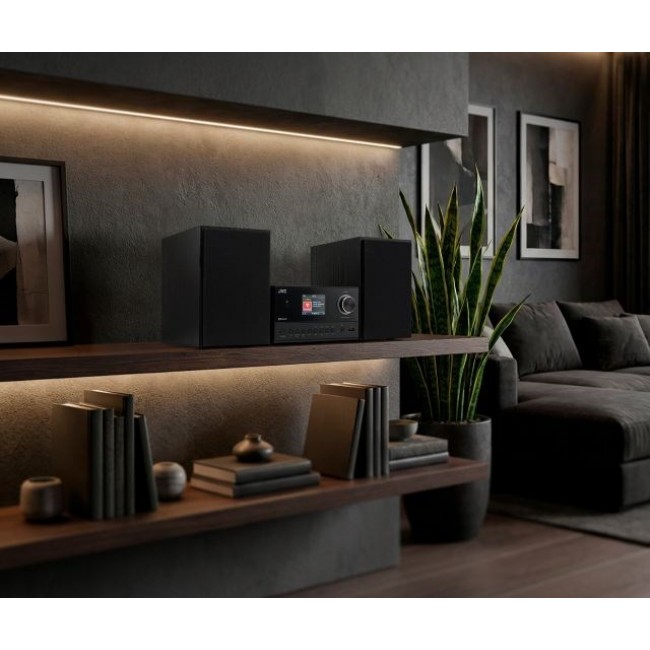 JVC UX-E225B Mini hi-fi system Black