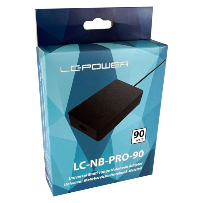 LC-Power LC-NB-PRO-90 power adapter/inverter Indoor 90 W Black