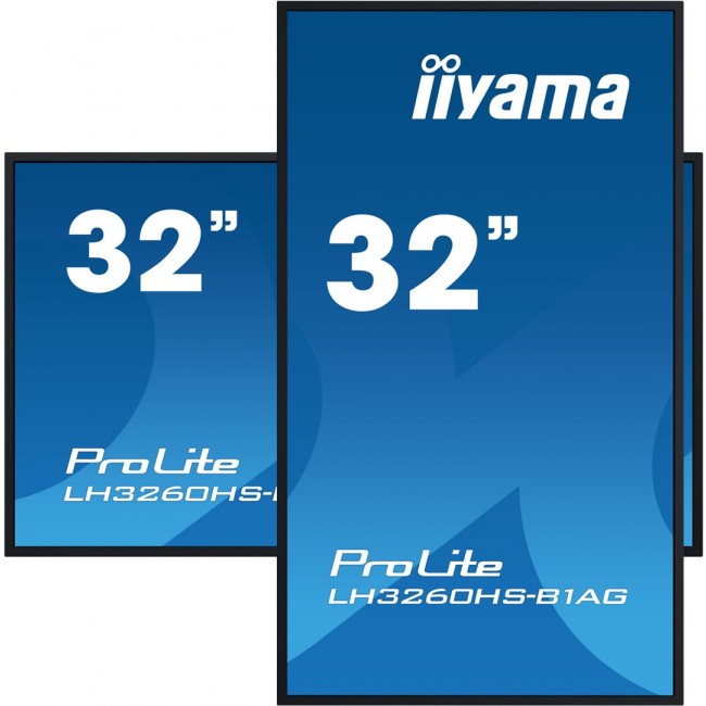 iiyama LH3260HS-B1AG Signage Display Digital A-board 80 cm (31.5 iiyama LH3260HS-B1AG Signage Display Digital A-board 80 cm (31.5