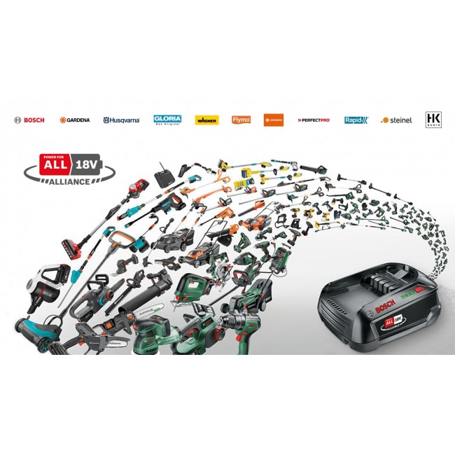 Bosch AdvancedShear 18V-10 cordless grass shear 10 cm Lithium-Ion (Li-Ion) Black, Green