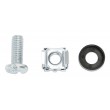 Intellinet Cage Nut Set (100 Pack), M6 Nuts, Bolts and Washers, Suitable for Network Cabinets/Server Racks, Plastic Storage Jar, Lifetime Warranty