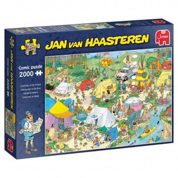 Jan van Haasteren Camping in the Forest 2000 pieces
