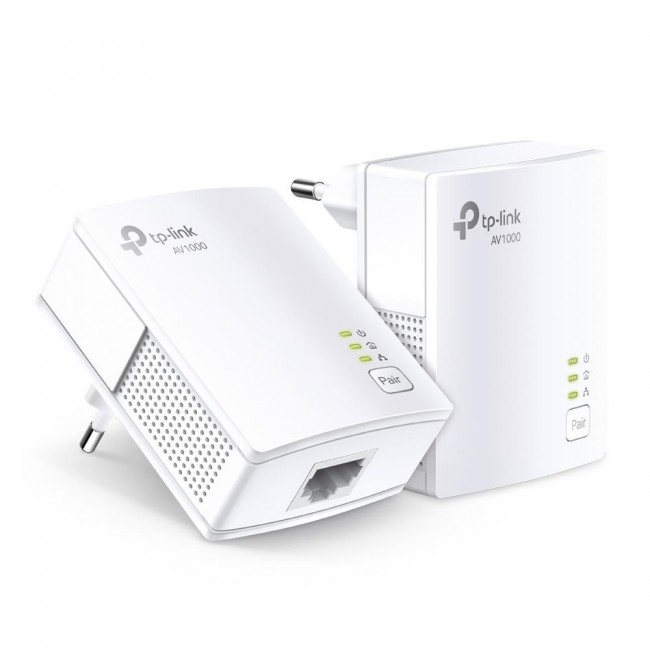 TP-Link TL-PA7017 KIT PowerLine network adapter 1000 Mbit/s Ethernet LAN White 2 pc(s) TP-Link TL-PA7017 KIT PowerLine network adapter 1000 Mbit/s Ethernet LAN White 2 pc(s)