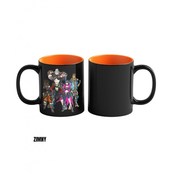 Heat Reveal Mug Good Loot Borderlands 4 - Vault Keeper Glitch 450 ml Black, Orange