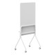 Ergo Office mobile dry erase board, vertical orientation, white, single sided, with shelf, board dimensions 1190x790mm, ER-305
