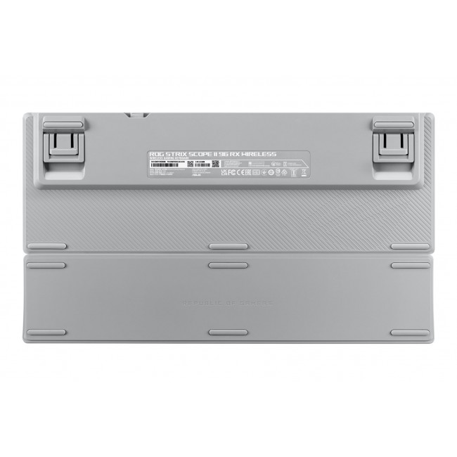 ASUS ROG Strix Scope II 96 RX Wireless keyboard Gaming USB + RF Wireless + Bluetooth White ASUS ROG Strix Scope II 96 RX Wireless keyboard Gaming USB + RF Wireless + Bluetooth White