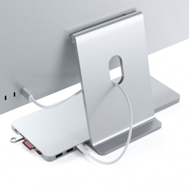 Satechi dock & port replic. for laptops, silver