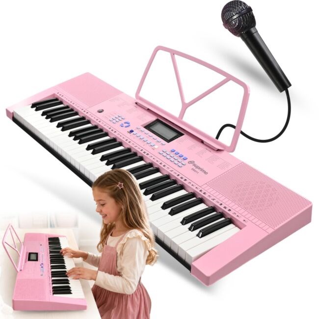 SUPRIMO EK611 PK keyboard elektroniczny edukacyjny SUPRIMO EK611 PK keyboard elektroniczny edukacyjny