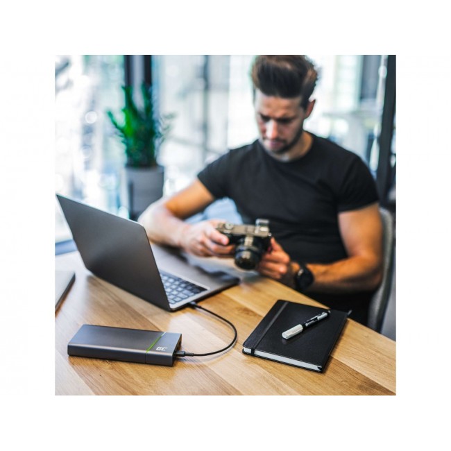 Green Cell PowerPlay Ultra power bank Lithium-Ion (Li-Ion) 26800 mAh Graphite Green Cell PowerPlay Ultra power bank Lithium-Ion (Li-Ion) 26800 mAh Graphite