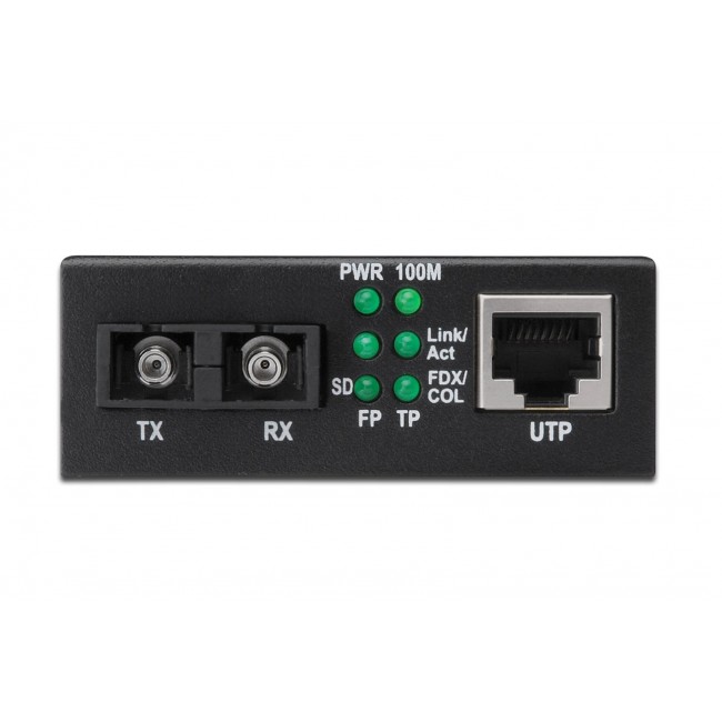Digitus Fast Ethernet Media Converter, RJ45 / SC