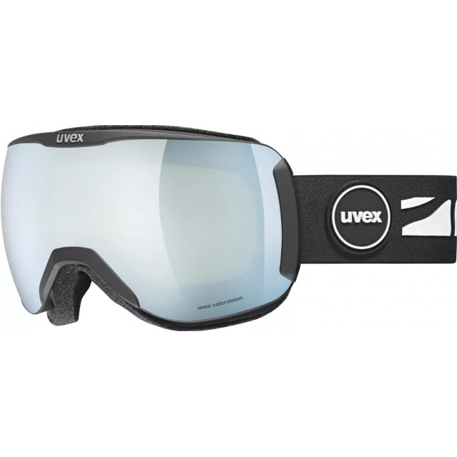 Uvex Downhill 2100 CV winter sport goggles Black Unisex White Spherical lens
