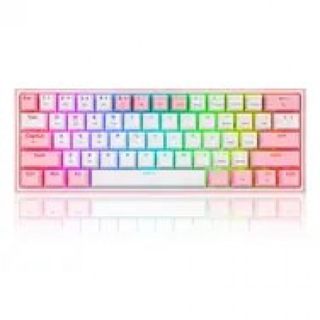 REDRAGON K616 Fizz Pro white/pink keyboard USB + RF Wireless + Bluetooth Pink, White