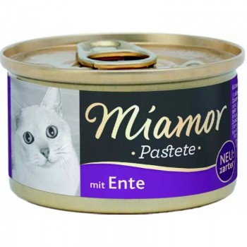 MIAMOR Meat p t with duck - cat treats - 85g