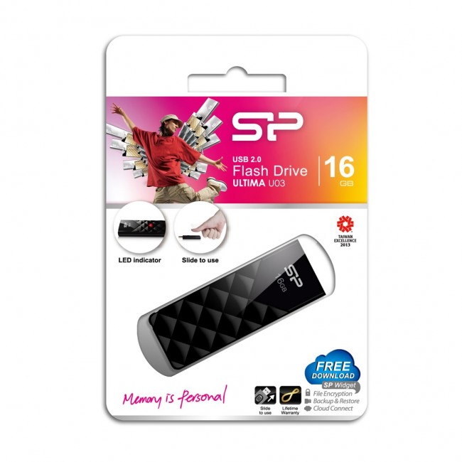 Silicon Power Ultima U03 USB flash drive 16 GB USB Type-A 2.0 Black Silicon Power Ultima U03 USB flash drive 16 GB USB Type-A 2.0 Black