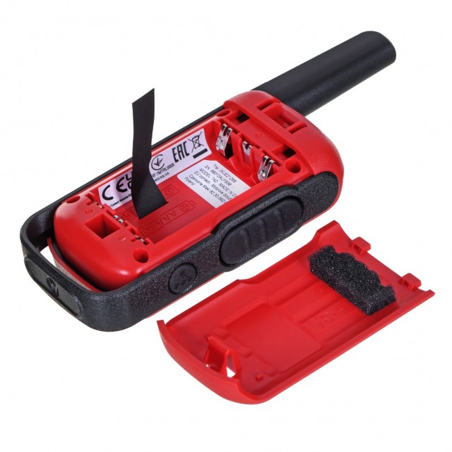 Motorola TALKABOUT T42 two-way radio 16 channels Black,Red