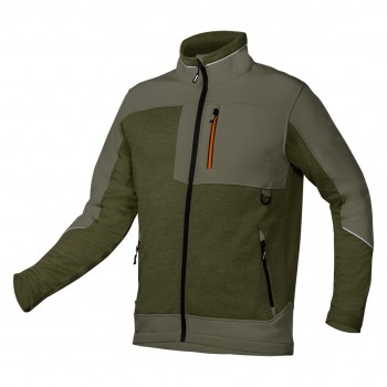 Softshell sweatshirt OUTDOOR, green, size XXL