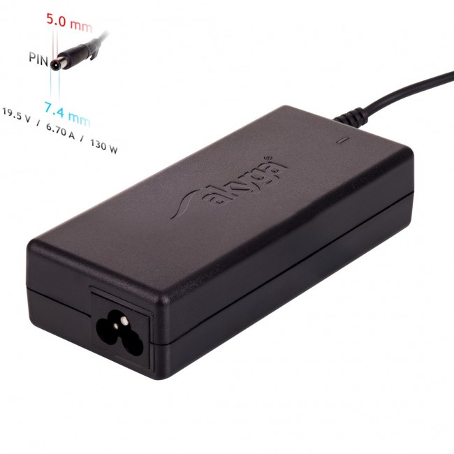 Akyga AK-ND-57 power adapter/inverter Indoor 130 W Black Akyga AK-ND-57 power adapter/inverter Indoor 130 W Black