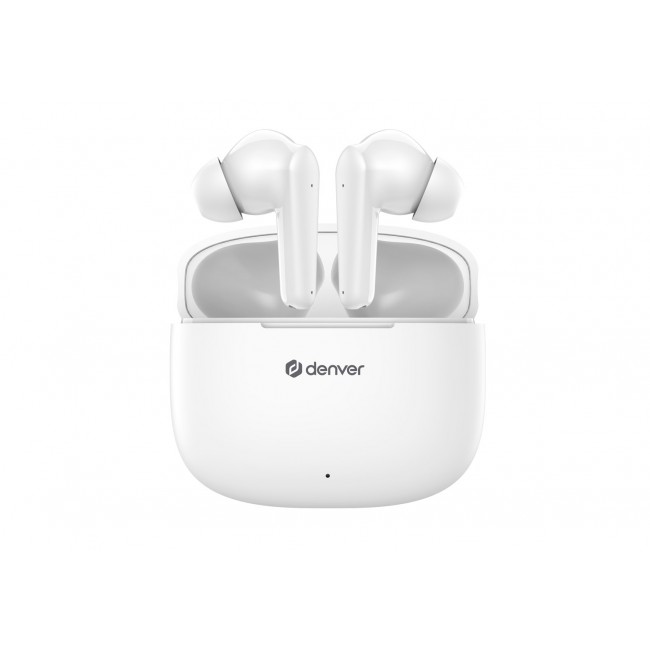 Denver TWE-48W Headset True Wireless Stereo (TWS) In-ear Calls/Music Bluetooth White