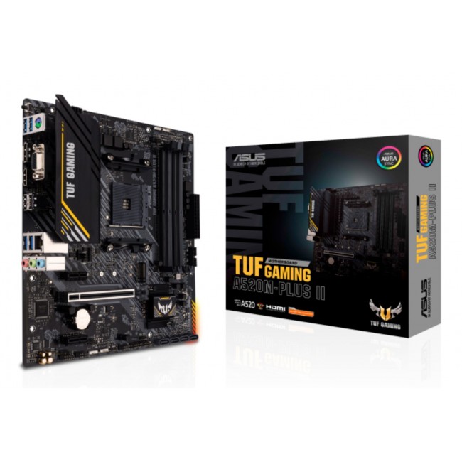 ASUS TUF GAMING A520M-PLUS II AMD A520 Socket AM4 micro ATX ASUS TUF GAMING A520M-PLUS II AMD A520 Socket AM4 micro ATX