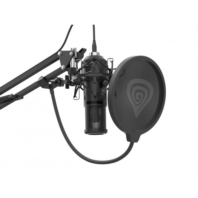 Microphone GENESIS Radium 400 G2 Black studio Microphone GENESIS Radium 400 G2 Black studio