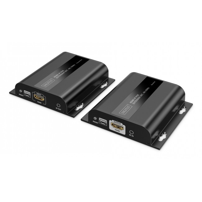 HDMI Extender 4K/60Hz Cat6 IP PoE Set
