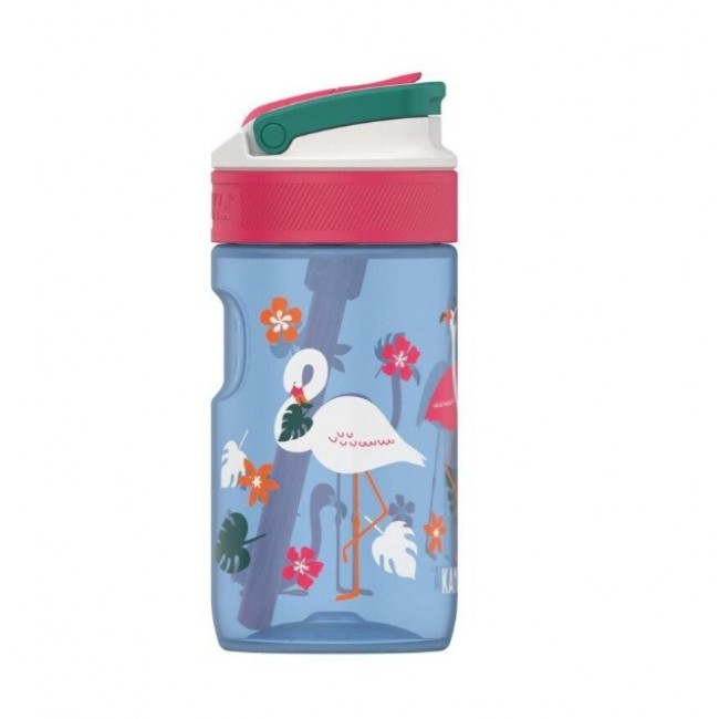 Kambukka Lagoon 400ml Blue Flamingo baby water bottle