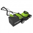 Cordless mower 40V 4Ah 41 cm Greenworks G40LM41K4 - 2504707UB