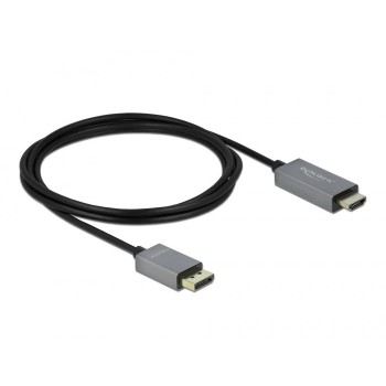 DeLOCK Active DisplayPort 1.4 to HDMI Cable 4K 60 Hz (HDR) 2 m