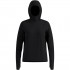 Bluza z kapturem damska Odlo ESSENTIAL THERMAL Mid layer hoody czarna S