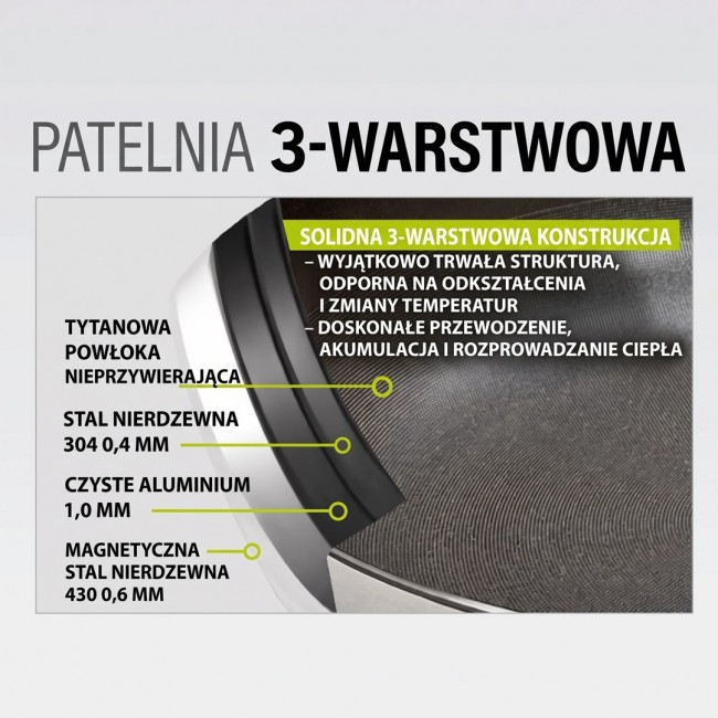 TITANCORE Frying Pan with Lid MAESTRO MR-1260 20 cm (MR-1260-20)