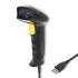 Qoltec 50876 Laser scanner 1D | USB | Black