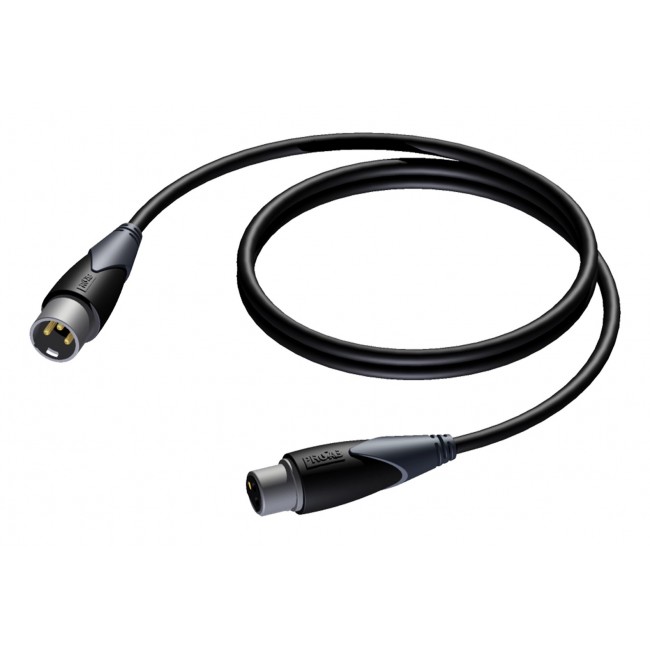 PROCAB CABLE XLR male - XLR female 10 meter