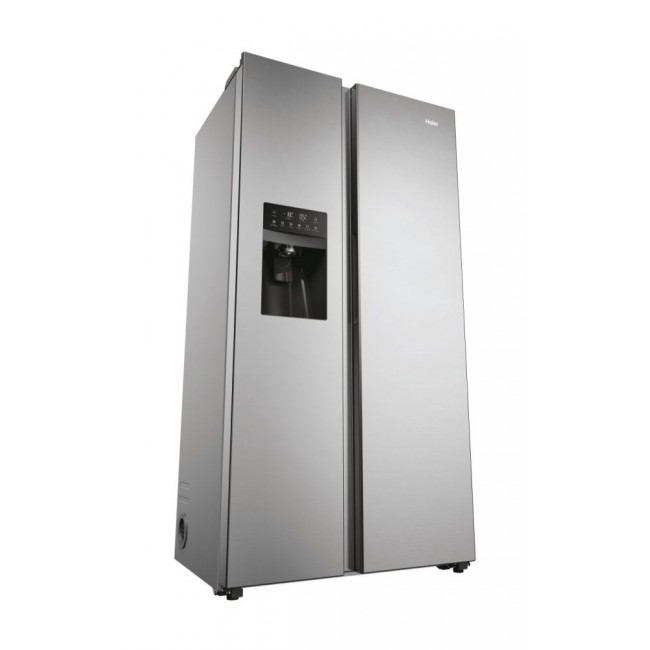 Haier SBS 90 Serie 5 HSR5918DIMP Free-standing double-sided fridge-freezer combination 511 l D Platinum, stainless steel Haier SBS 90 Serie 5 HSR5918DIMP Free-standing double-sided fridge-freezer combination 511 l D Platinum, stainless steel