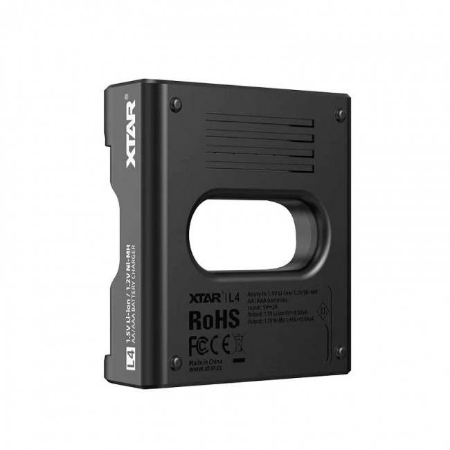 Battery charger R03 / AAA, R6 / AA Li-ion 1,5V / NiMH - 4 slots Battery charger R03 / AAA, R6 / AA Li-ion 1,5V / NiMH - 4 slots